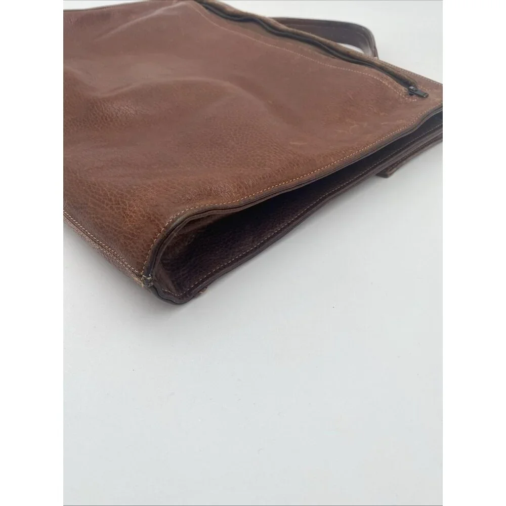 Vintage Medici Creations Leather Messenger Bag Satchel Breifcase Tote W. Germany
